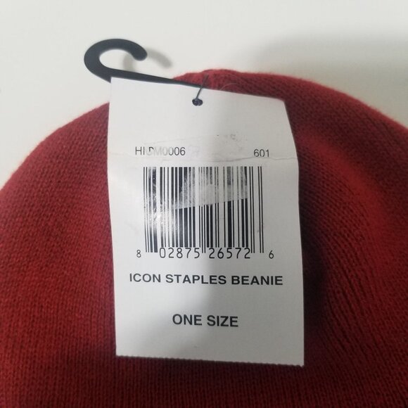 NWT Hurley Icon Classic beanie Size‎ OS Color Red - Picture 6 of 7